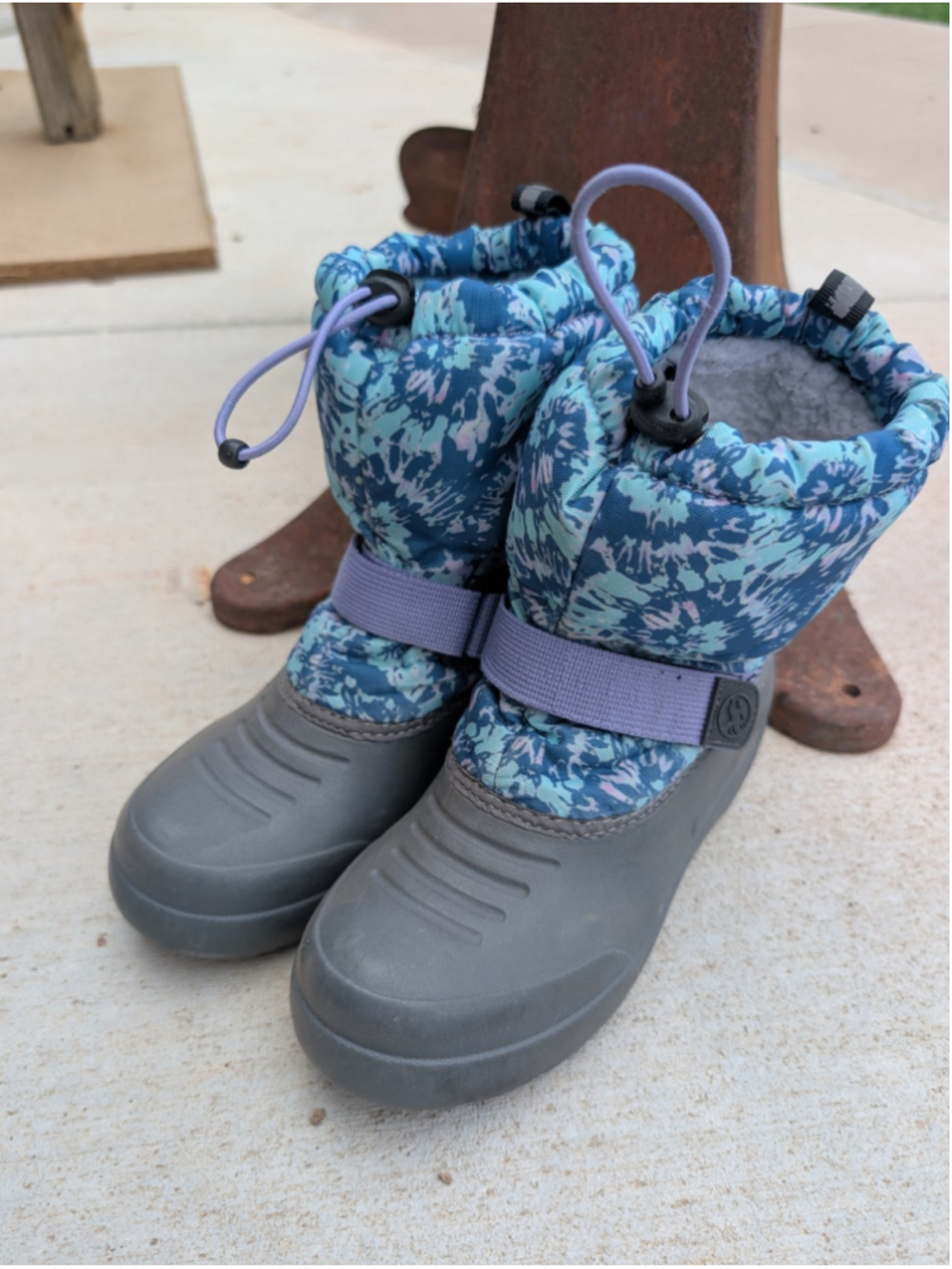 Northside Frosty Plus Thinsulate Insulated Winter Snow Boots Sz 4 Aqua Lilac